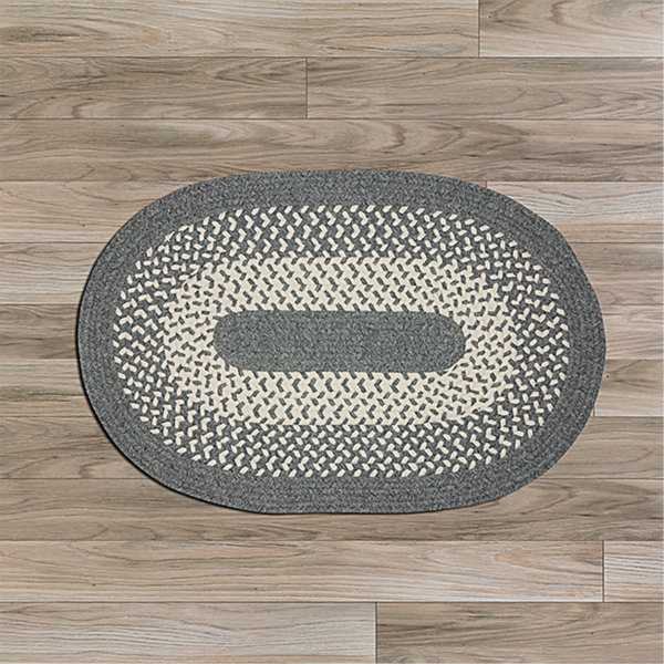 Winston Porter Leiva Handwoven Gray Area Rug & Reviews Wayfair